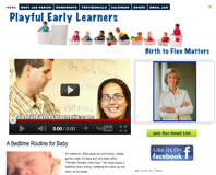 playful early learners website